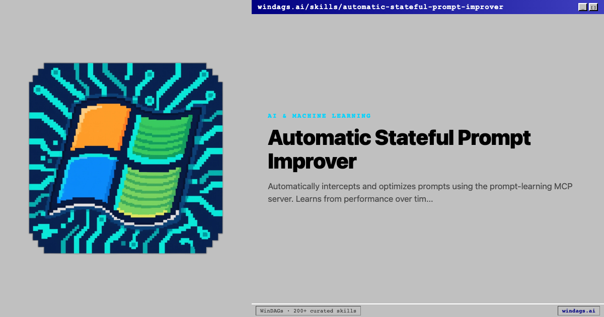automatic-stateful-prompt-improver preview