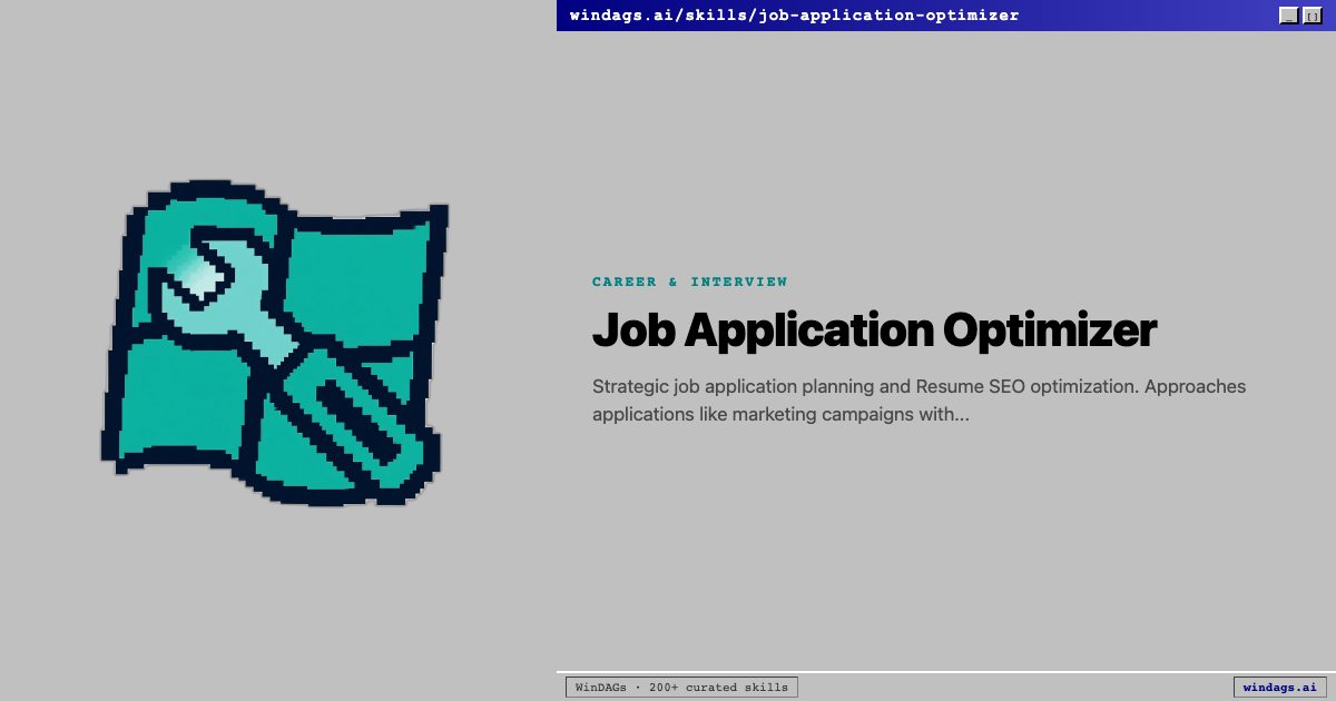 job-application-optimizer preview