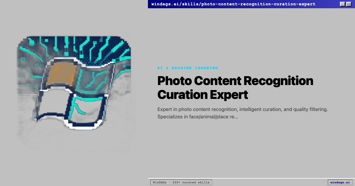 photo-content-recognition-curation-expert preview