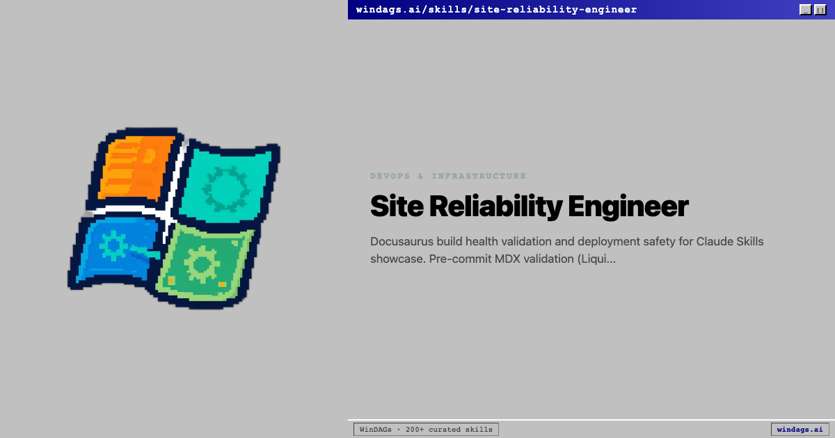 site-reliability-engineer preview
